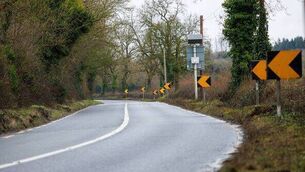 <p>The scene of fatal road accidents on the N80 at Leagh, Co Carlow Photo: michaelorourkephotography.ie</p>