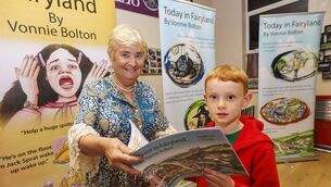 <p>Vonnie Bolton, with her grandson Fionn who inspired the book, at the launch of her third children's book Winter in Fairyland Photo: Michael O'Rourke </p> <p>Vonnie Bolton, with her grandson Fionn who inspired the book, at the launch of her third children's book Winter in Fairyland Photo: Michael O'Rourke </p>