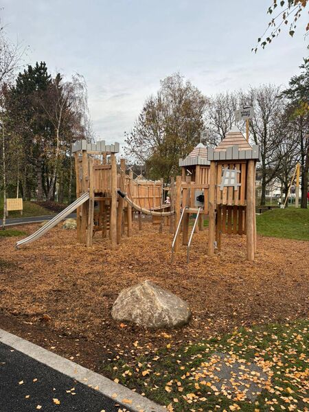 The new natural playground in Hanover Park. The new natural playground in Hanover Park.