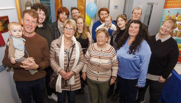 Pauline Slattery and members of her family pictured at Carlow Youth Training's 40th anniversary celebrations