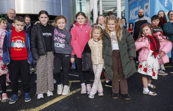 Waiting for Santa Claus at the Fairgreen Shopping Centre.