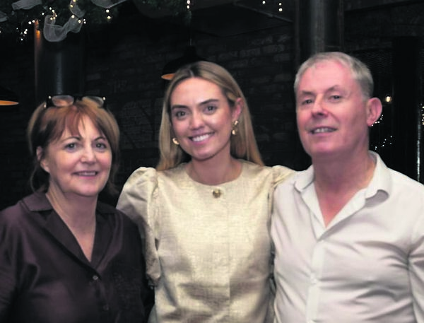 Maree and Eamon with their daughter, Niamh