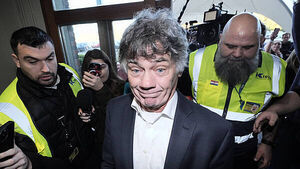 Gerry Hutch merchandise appears on Christmas stalls in Dublin city centre