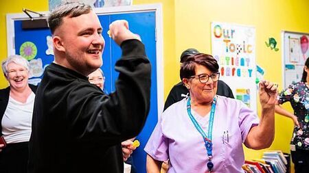 Luke Littler says hospital visit provides extra motivation to defend world title