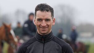 <p>Patrick Mullins has three chances to ride his 900th winner at Fairtyhouse over the weekend Photo: ©INPHO/Tom Maher</p>