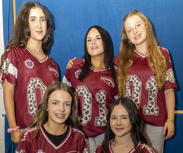 Lisa Murphy, Anna Byrne, Grace Kenny, Evelyn Byrne and Sarah O’Gorman