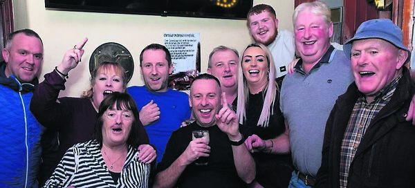 Loyal customers in Horan’s bar will no doubt miss their favourite publicans!