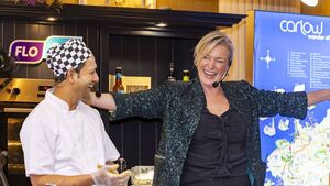 Carlow foodies out in force for restaurant week featuring a demo by celeb chef, Rachel Allen 