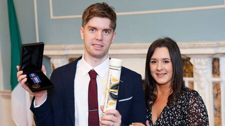 Garda honoured with bravery award for saving drowning man