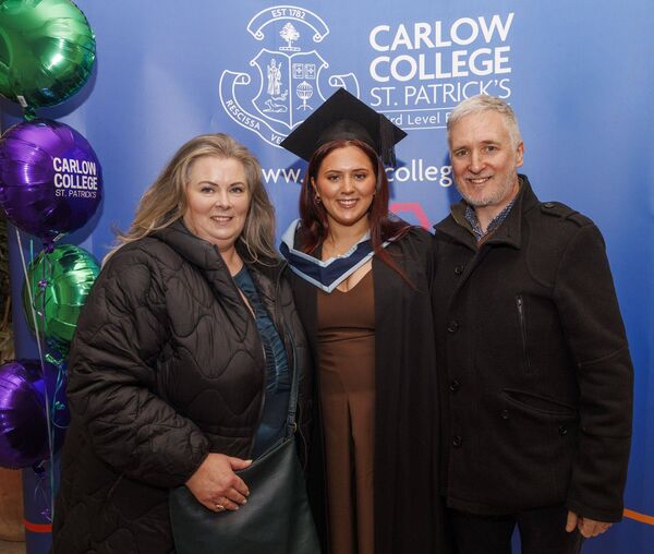 Hazel Lehane with her parents Sharon and Tim Hazel Lehane with her parents Sharon and Tim