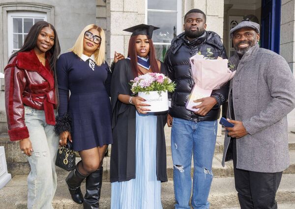 Iro Esigie and her family Iro Esigie and her family