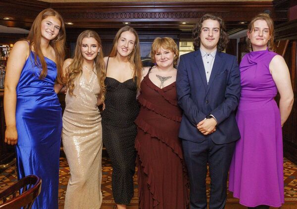 Fiona Morrin, Áine Hayes, Sophie Slinn, Victoria Griffith, Patryk Tosia and Aimee Neville. Photos: Michael O'Rourke Photography