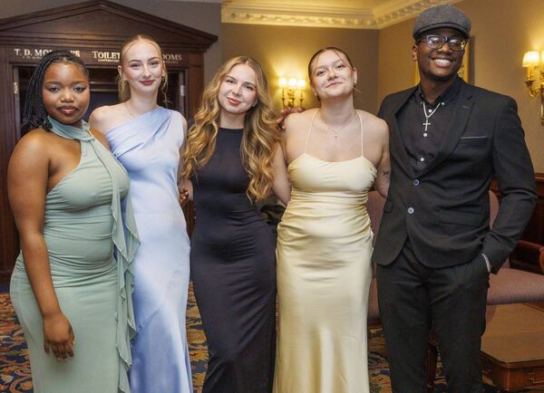 Tibu Tune, Radka Benesova, Emma Vojtechova, Margareta Orviska and Kingsley Ekedozie