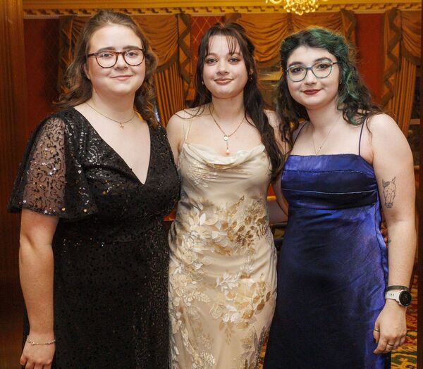 Laura McNamara, Niamh Lennon and Bobbie Ovington