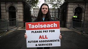 Teen disability activist starts 50-hour sleep-out during Storm Bram