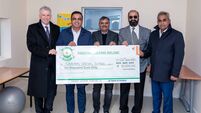 Saplings school receives €10,000 from Pakistani Golfers Ireland