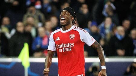 Noni Madueke scores twice as Arsenal march on by easing past Club Brugge