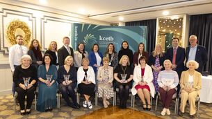 <p>Front row: Margaret Devine, Rita Scully, Joan Dunne, Máire Lee, Eileen Curtis, Sharon Tennyson, Anne Reynolds, Thérèse Just and Bernadette Atkinson Back row: Deputy Peter Cleere TD, Tara Kelly, Martha Bolger, David Forde, Sarah Doyle, Sarah Kennedy, cllr Andrea Dalton, Caoimhe Uí Fhearaíl, Orlagh Ní Fhaoláin, Pauline Egan, Pat Coffey and Liam Scott. Photo: Browne's Photography </p>