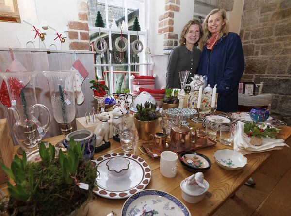 Samantha Mackey (left_Mackey Antiques) and Joanna Fennell. Pic: © Michael O’Rourke Photography