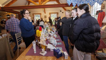 Crowds soak up the magic of Christmas at Lisnavagh market