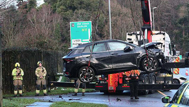 Three people injured following multi-vehicle crashes in Dublin and Wicklow