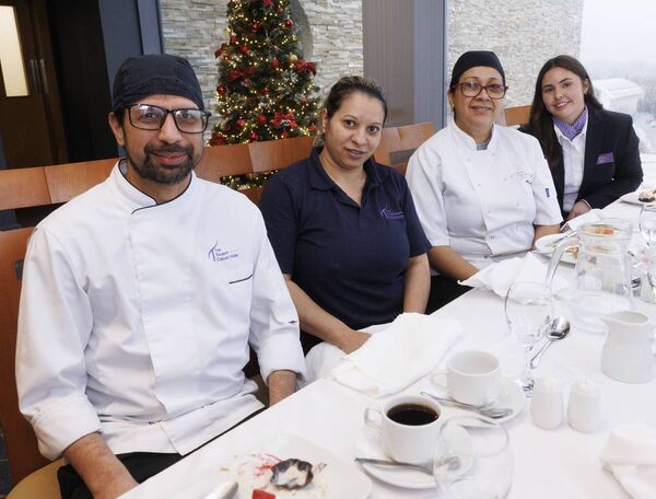 Santos Kafle, Dorina Ferreira, Claudia Vazquez and Abbie O’Shea
