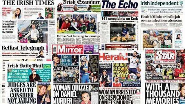 What the papers say: Tuesday's front pages