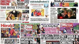 No trains on Christmas or St Stephen’s Day as festive rail timetable begins