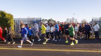 €840 raised by St Laurence O'Toole AC's GOAL Mile on Christmas morning
