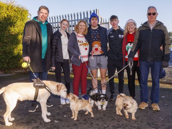 Members of the Doyle, McGrath and Reilly families with their furry friends Members of the Doyle, McGrath and Reilly families with their furry friends