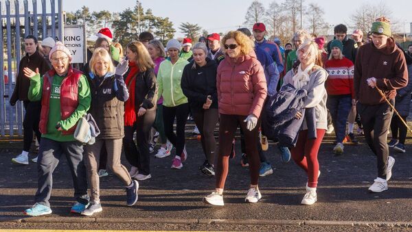 Spirits were high as the event got underway Spirits were high as the event got underway