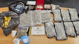 <p>Over €200k of drugs were seized by An Garda Siochana on 30 December</p>