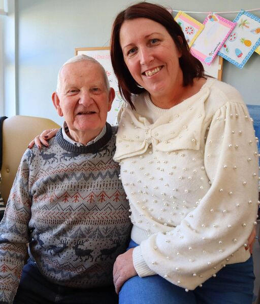 Celina Keegan with John Morrissey