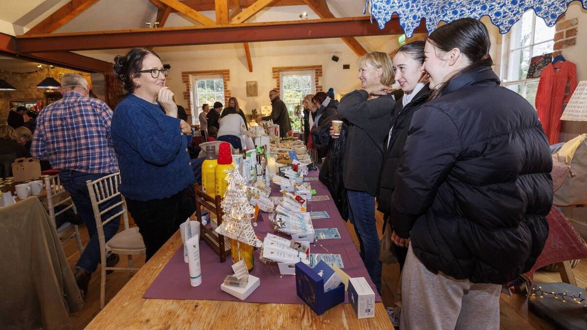 Crowds soak up the magic atmosphere at Lisnavagh market