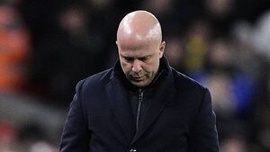 Arne Slot: ‘Constant battle’ has left Liverpool unable to catch Arsenal and City