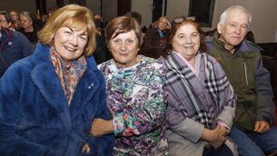 <p>Majella Swan, Celine Dooley and Breda and Colin Whelan were pictured at the Eimear Quinn in Concert in St. Mary’s Church, Carlow. Photo: Michael O’Rourke Photography</p> <p>Majella Swan, Celine Dooley and Breda and Colin Whelan were pictured at the Eimear Quinn in Concert in St. Mary’s Church, Carlow. Photo: Michael O’Rourke Photography</p>