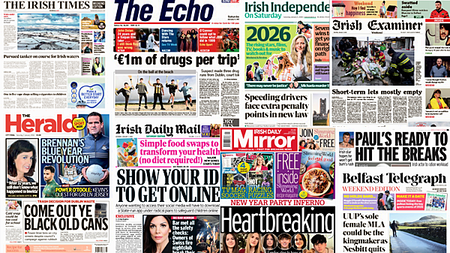 What the papers say: Saturday's front pages