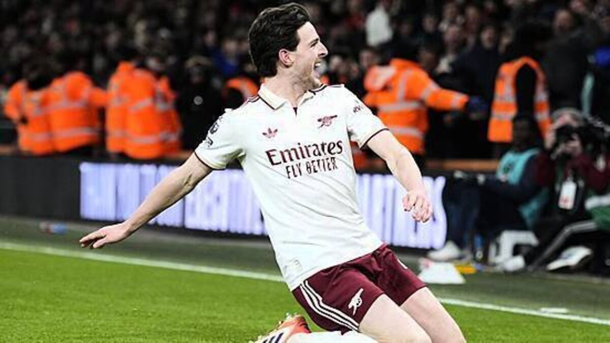 Declan Rice double helps Arsenal stave off Bournemouth in five-goal thriller