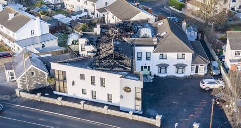 Dolmen Hall Guest House in Carlow town gutted by fire 
