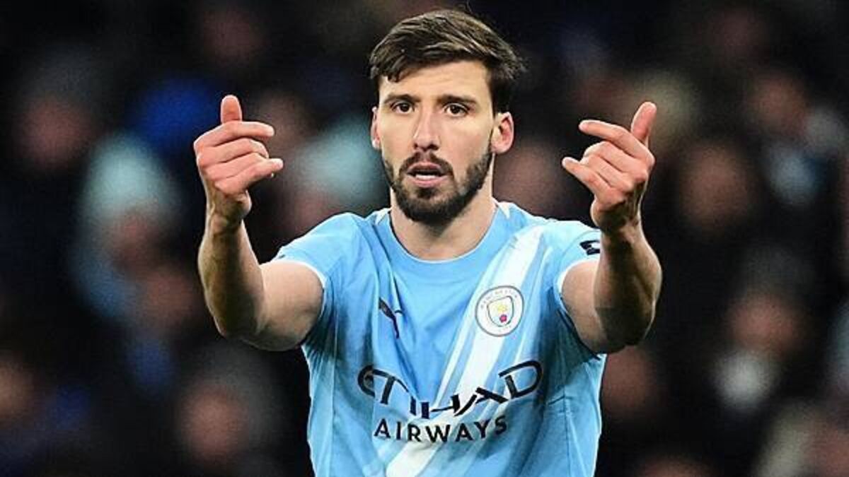 Man City defender Ruben Dias sidelined for up to six weeks with hamstring injury