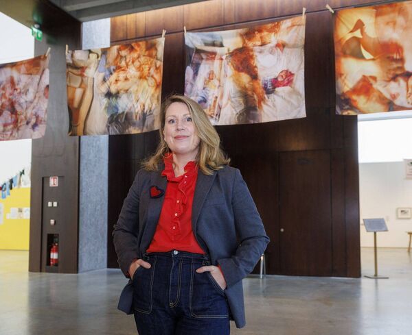 Emma Lucy O'Brien, who has retired as CEO and artistic director at Visual, Carlow Photos: Michael O'Rourke Photography