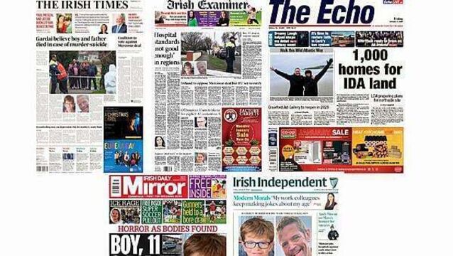 What the papers say: Friday's front pages