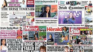 What the papers say: Saturday's front pages