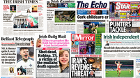 What the papers say: Monday's front pages