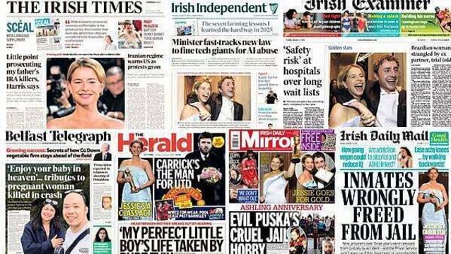 What the papers say: Tuesday's front pages