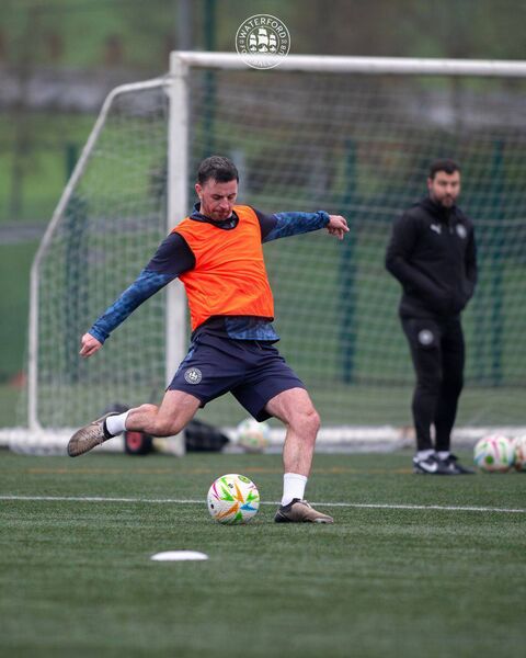 Waterford FC's Padraig Amond on the training pitch ahead of the new SSE Airtricity Men's Premier Division campaign Waterford FC's Padraig Amond on the training pitch ahead of the new SSE Airtricity Men's Premier Division campaign