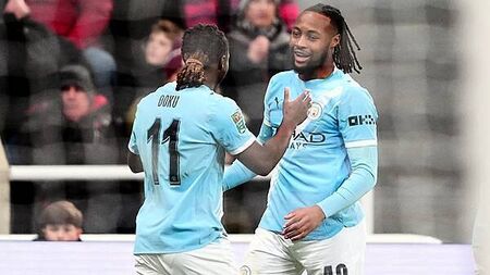 Man City put one foot in Carabao Cup final