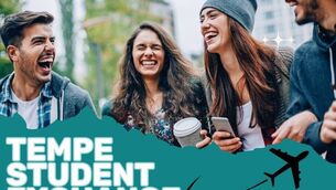 <p>Carlow County Council Poster for Tempe-Carlow Student Exchange Programme.</p>