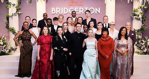 Bridgerton stars attend season four premiere in Paris
