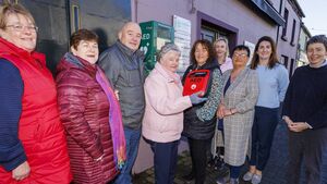 Defibrillator on Tullow Street replaced by Lyons family
